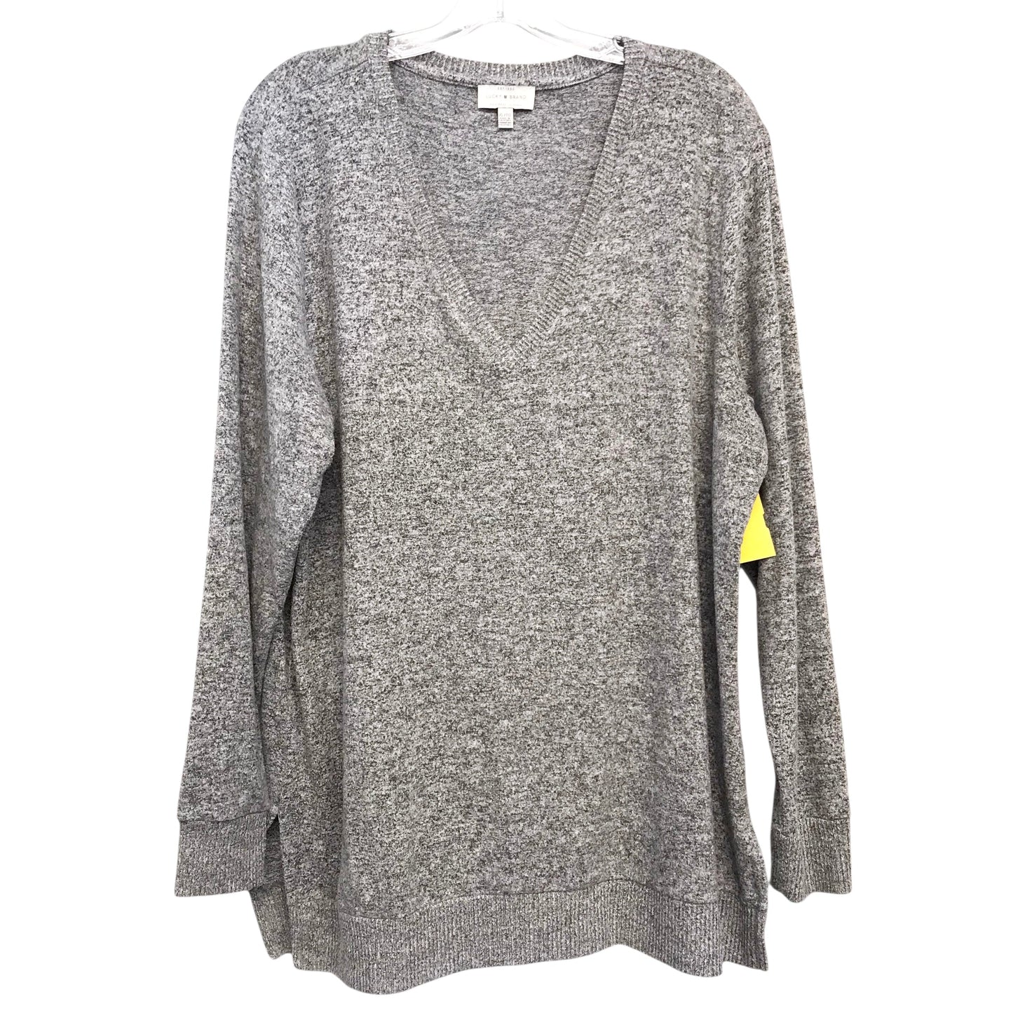 Sweater By Lucky Brand In Grey, Size:Xl