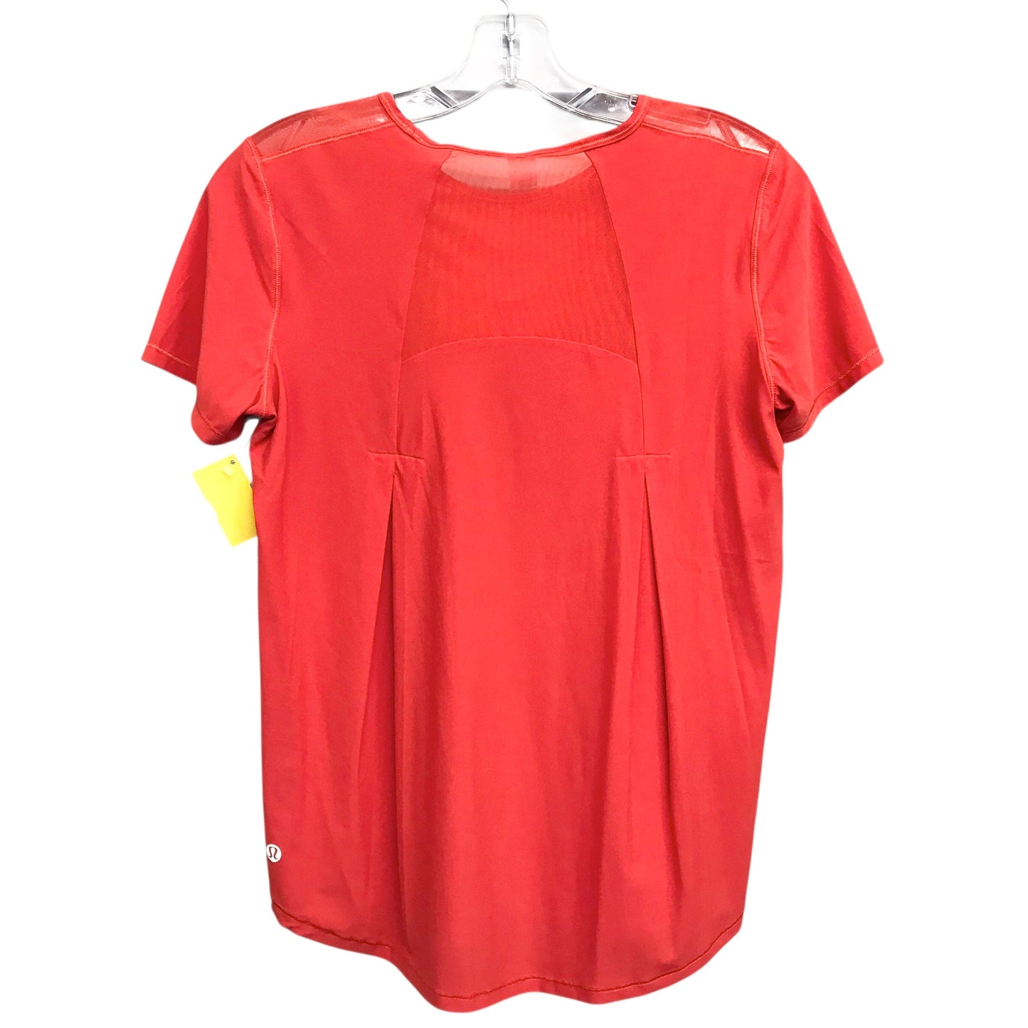 Athletic Top Ss By Lululemon In Red, Size:S