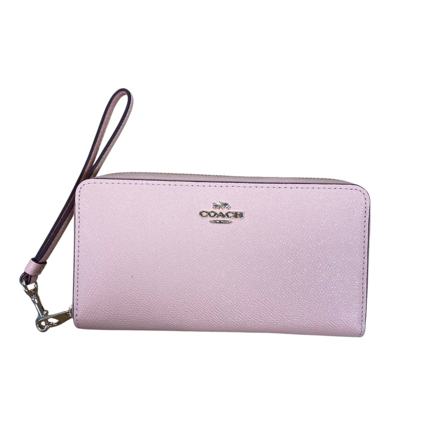 Wristlet Designer By Coach In Peach, Size:Medium