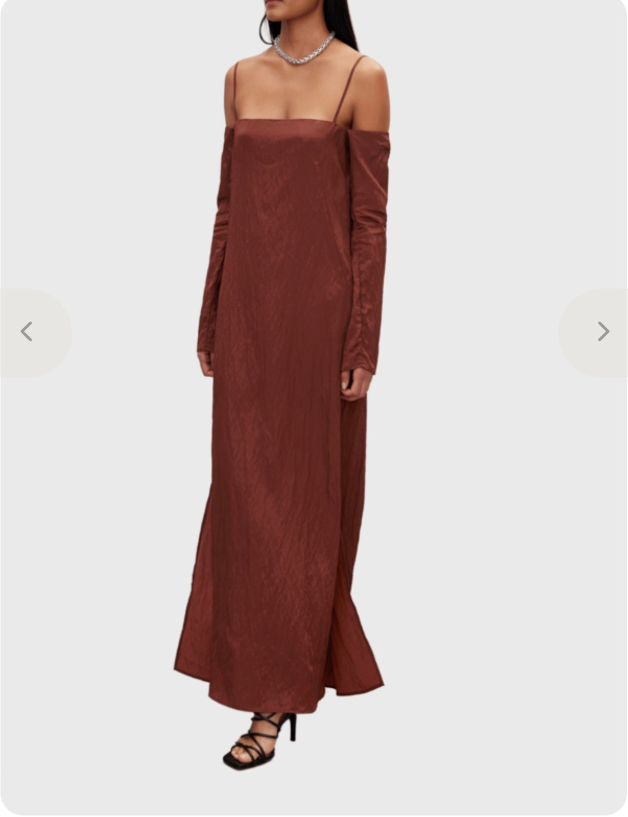 Dress Casual Maxi By Cma In Brown, Size:10