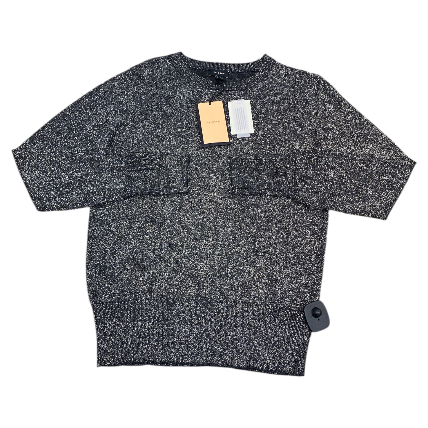 Sweater By Halogen In Black & Silver, Size:S