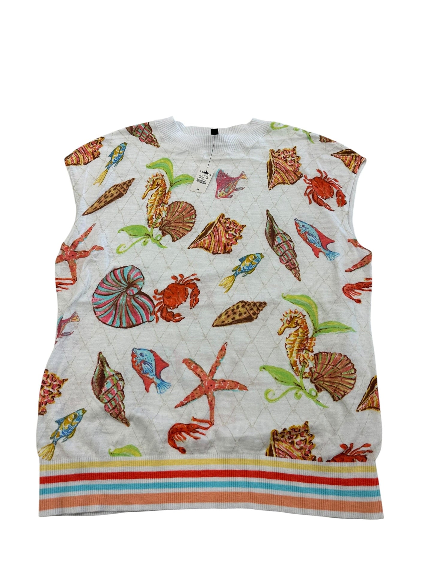 Top Sleeveless By Talbots In Multi, Size:M