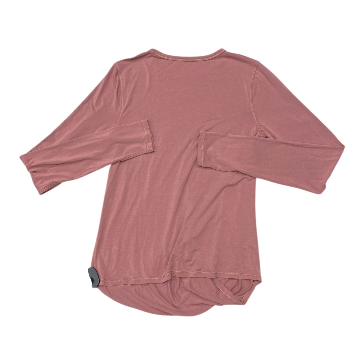 Athletic Top Ls Crewneck By Lululemon In Pink, Size:S