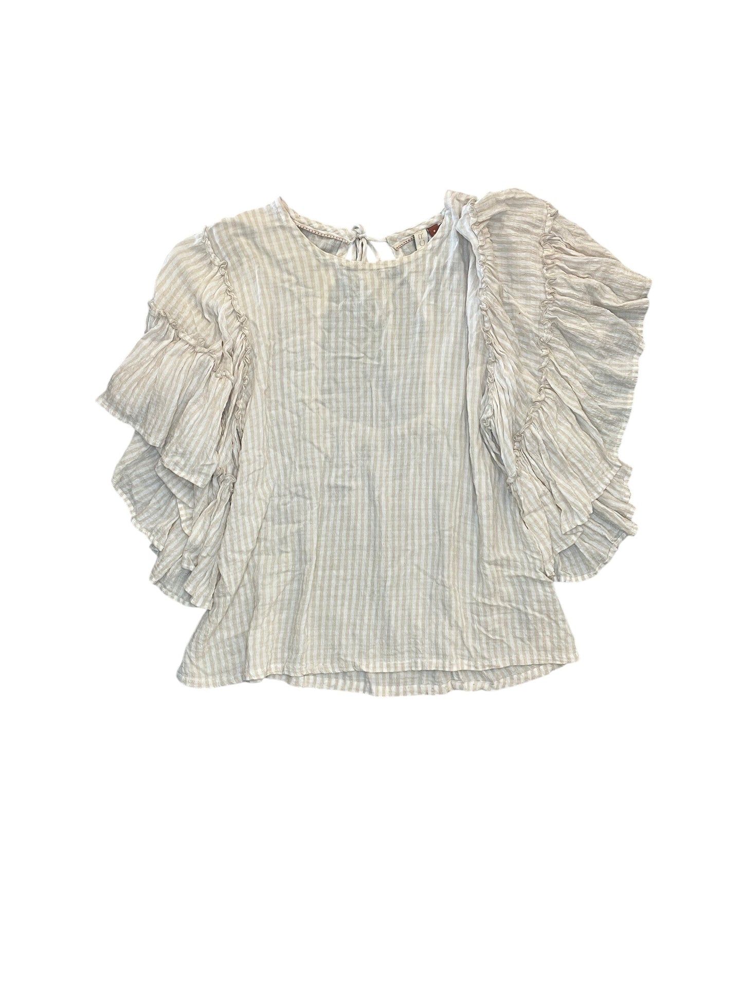 Blouse Ss By Pilcro In Striped Pattern, Size:M