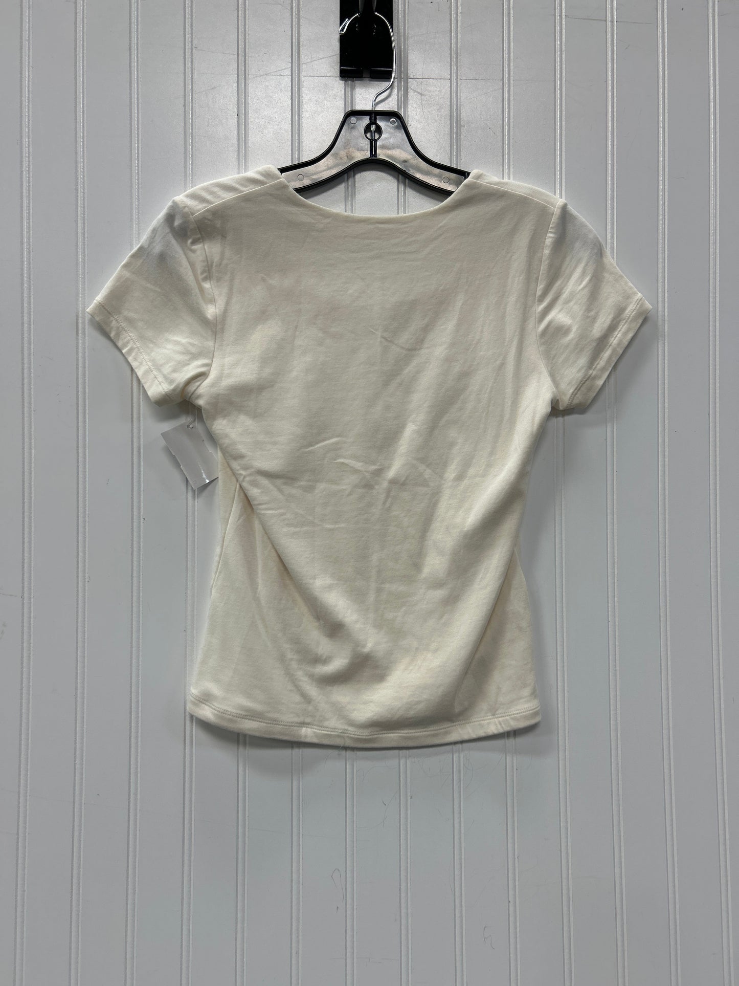 Top Ss By Tahari In Cream, Size:Xs