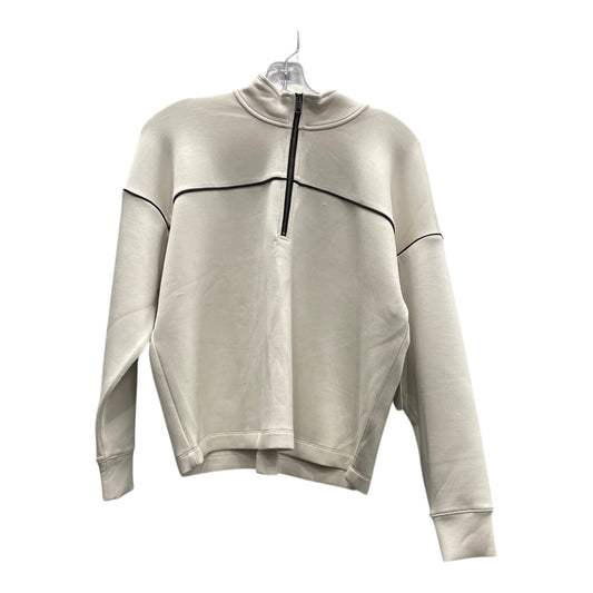 Athletic Sweatshirt Crewneck By J. Jill In Ivory, Size:Xsp