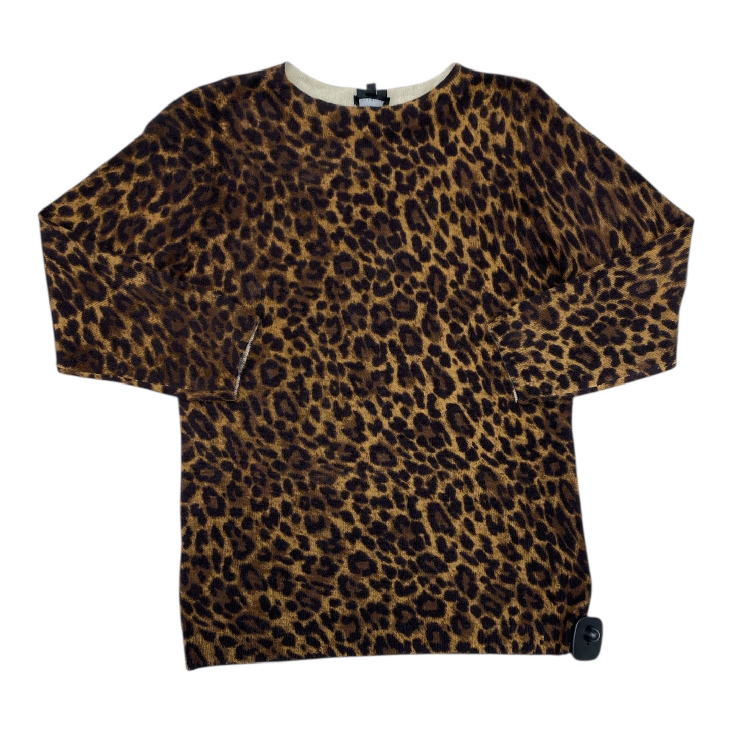 Sweater Cashmere By Talbots In Animal Print, Size:M