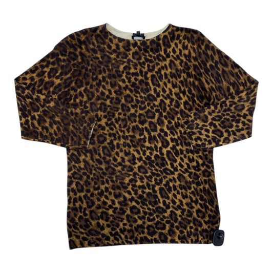 Sweater Cashmere By Talbots In Animal Print, Size:M