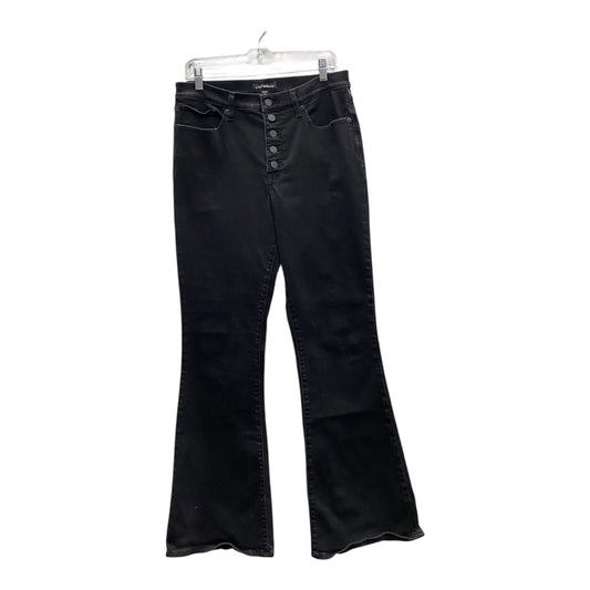 Jeans Boot Cut By Lucky Brand In Black, Size:12