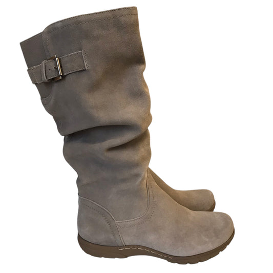 Boots Mid-Calf Flats By Bass In Tan, Size:9