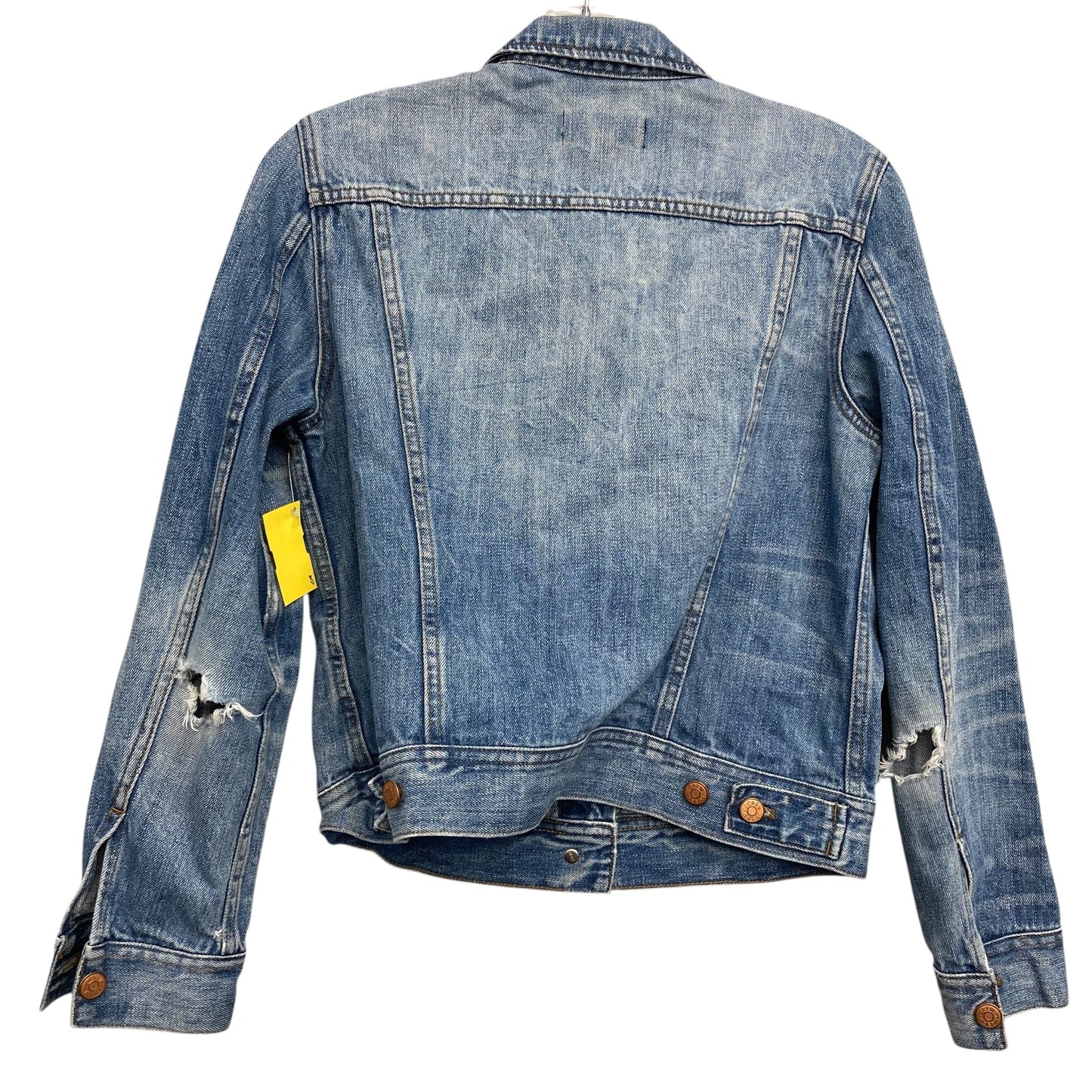 Jacket Denim By J. Crew In Blue Denim, Size:M