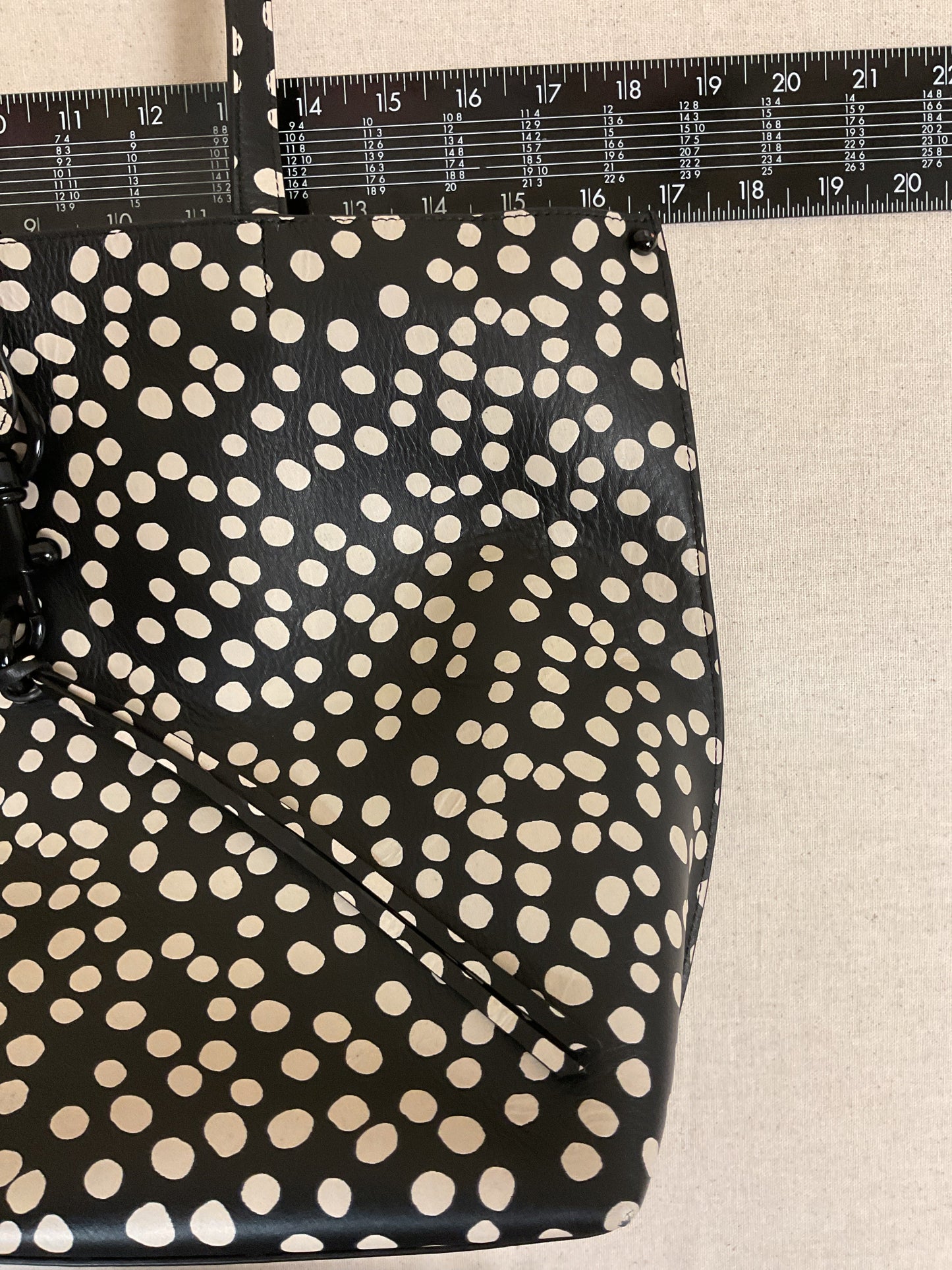 Tote Designer By Rebecca Minkoff In Polkadot Pattern, Size:Large