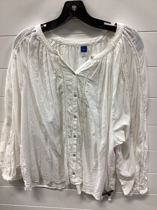 Top Ls By Old Navy In Cream, Size:Xl