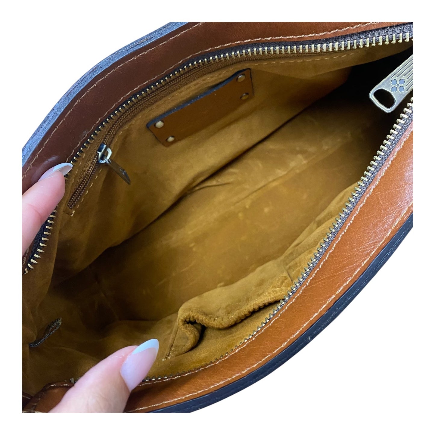 Handbag Designer By Patricia Nash In Brown, Size:Medium