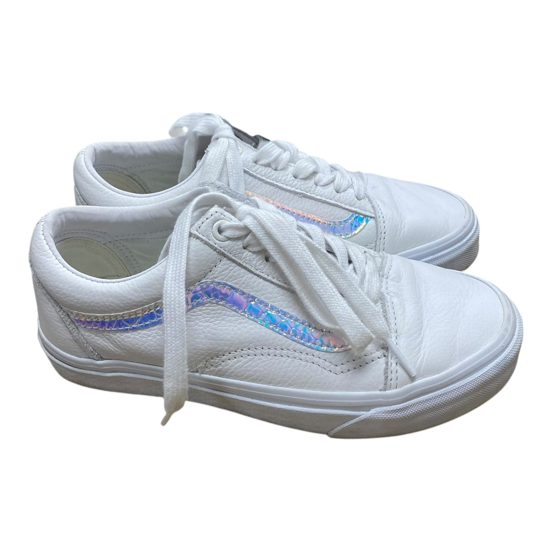 Shoes Sneakers By Vans In White, Size:6