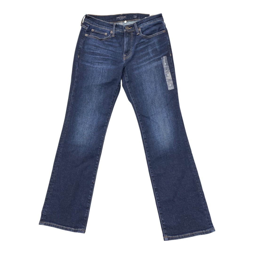 Jeans Straight By Lucky Brand In Blue, Size:10