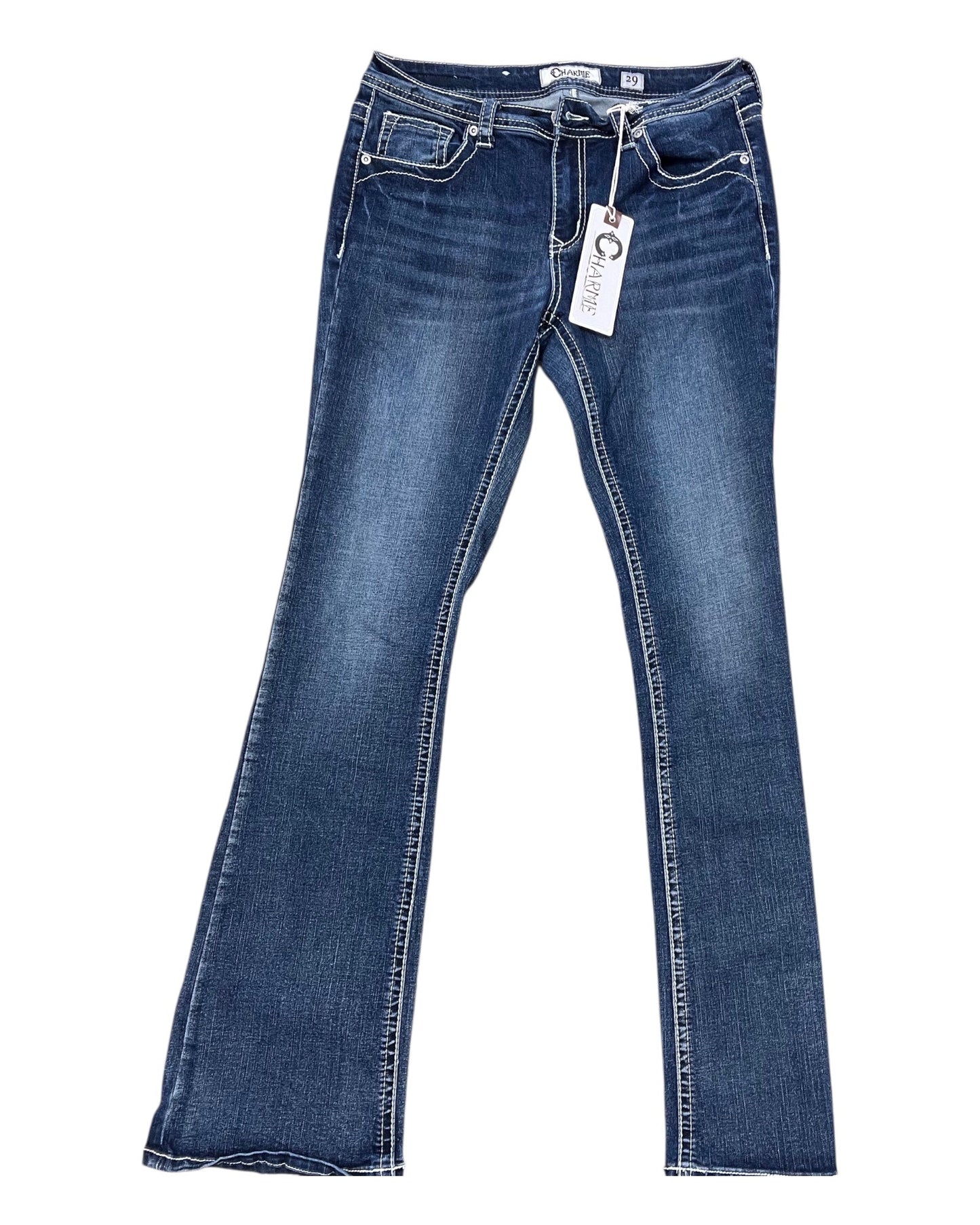 Jeans Boot Cut By Clothes Mentor In Blue Denim, Size:8
