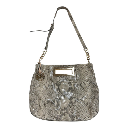 Handbag Designer By Michael Kors In Snakeskin Print, Size:Small