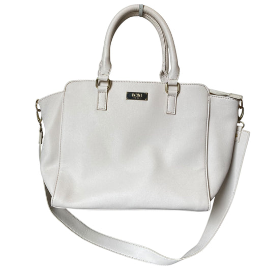 Handbag By Bcbg In White, Size:Large