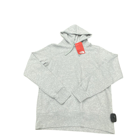 Athletic Sweatshirt Hoodie By The North Face In Grey, Size:S