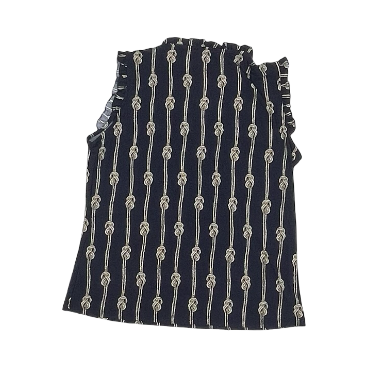 Blouse Sleeveless By Tommy Hilfiger In Blue, Size:M