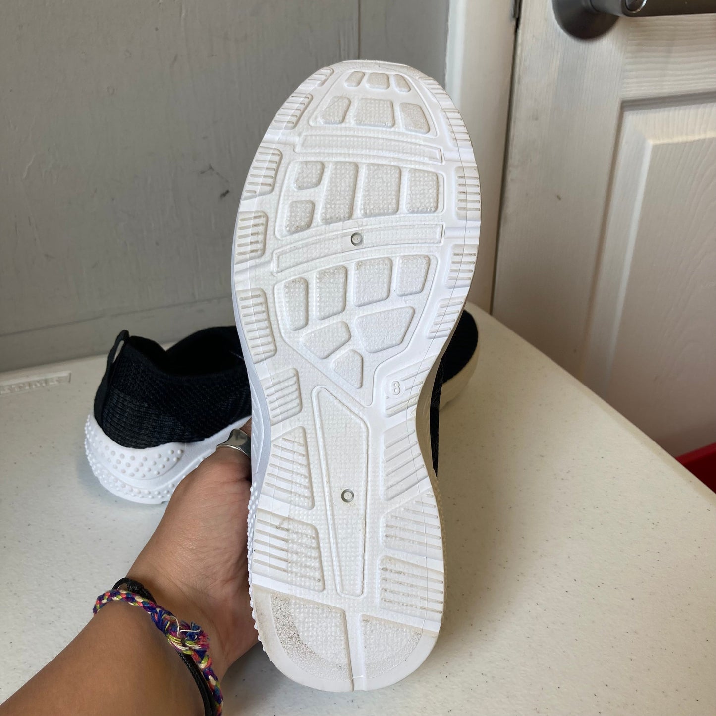 Shoes Sneakers By Pro Player In Black & White, Size:8