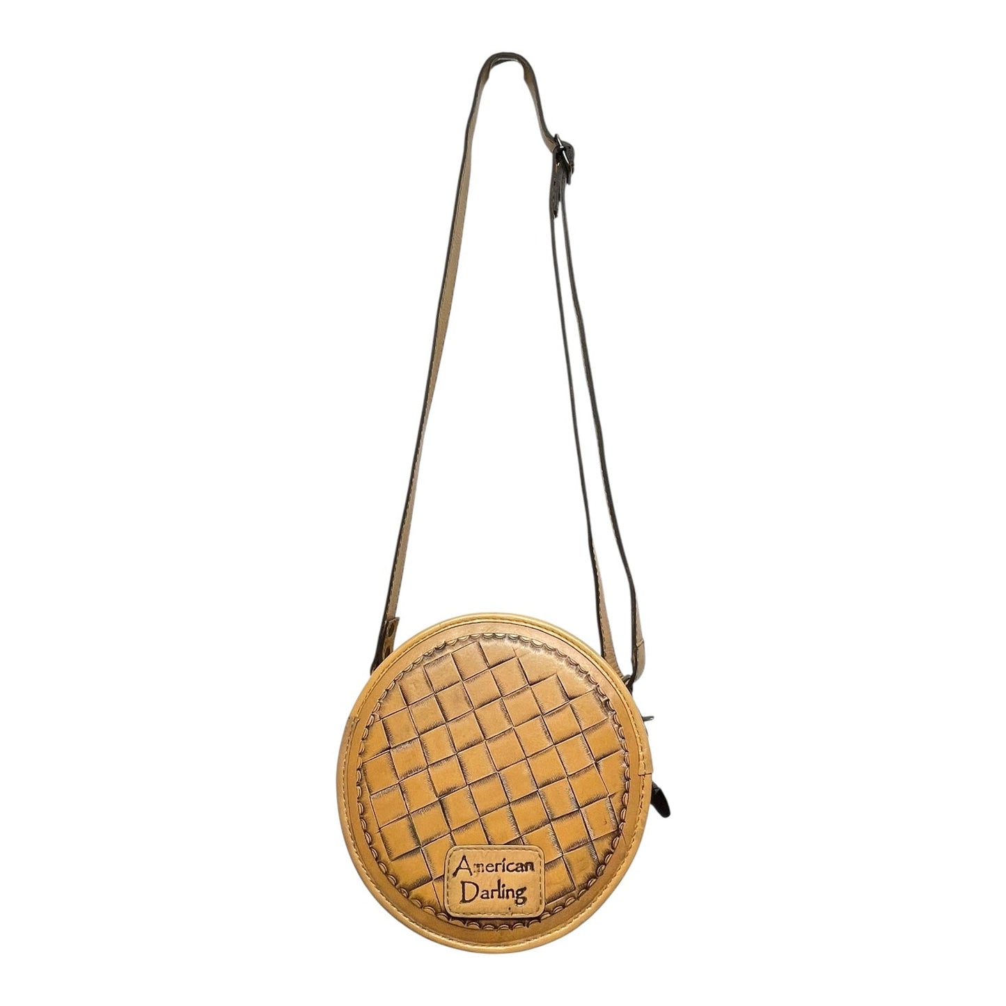 Handbag Leather By American Darling, Size: Medium