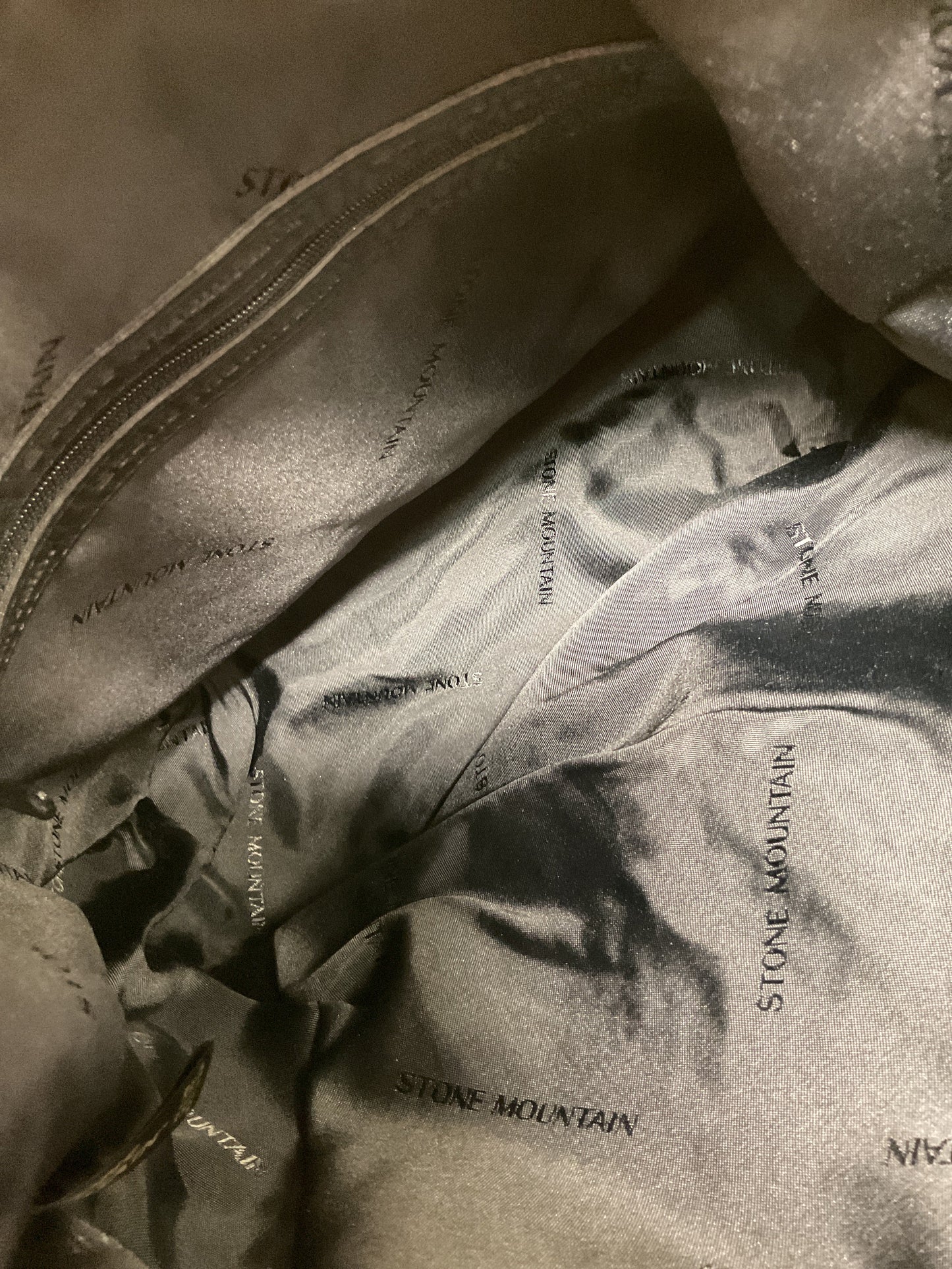 Handbag Leather By Stone Mountain In Black, Size:Large