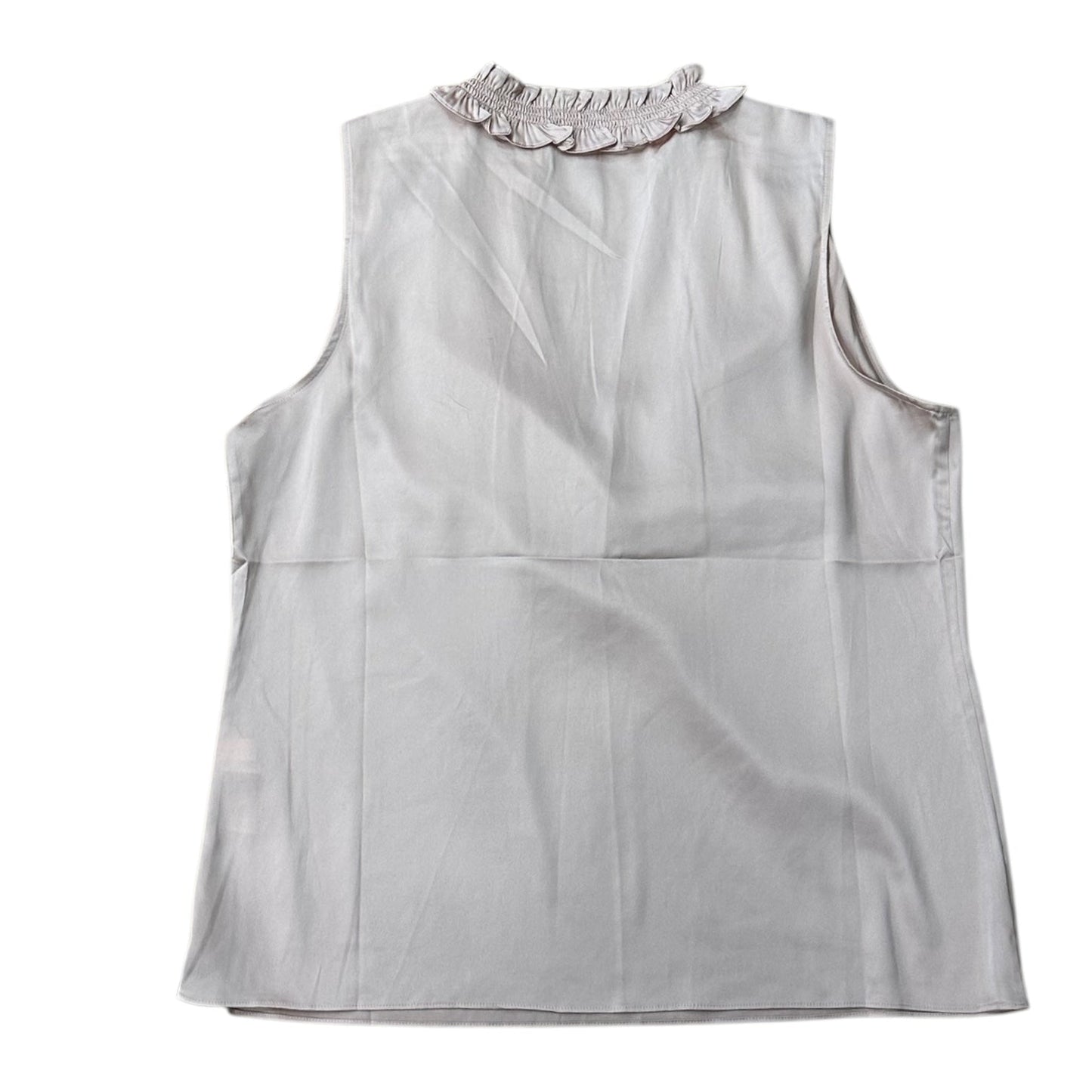 Blouse Sleeveless By White House Black Market In Peach, Size:L