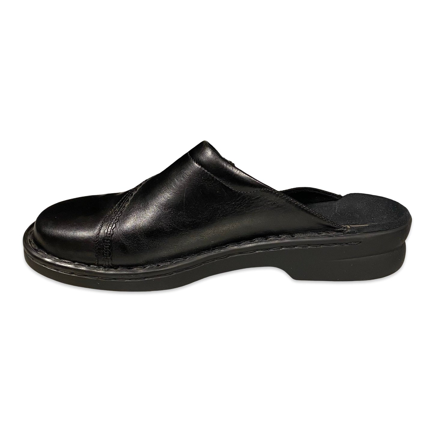 Shoes Flats By Clarks In Black, Size:12