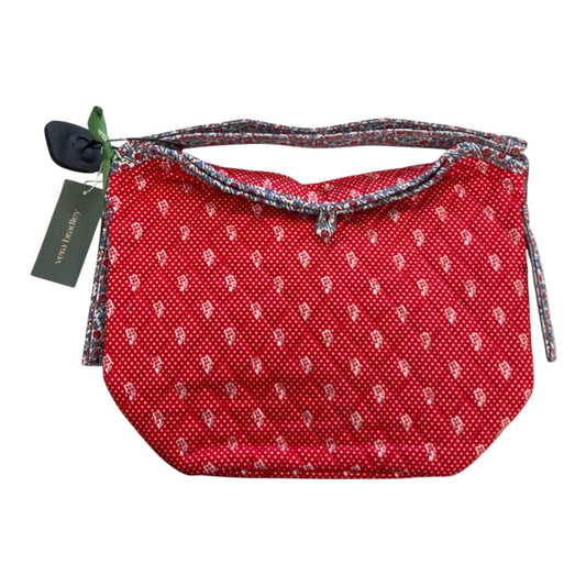 Makeup Bag By Vera Bradley In Red, Size:Medium