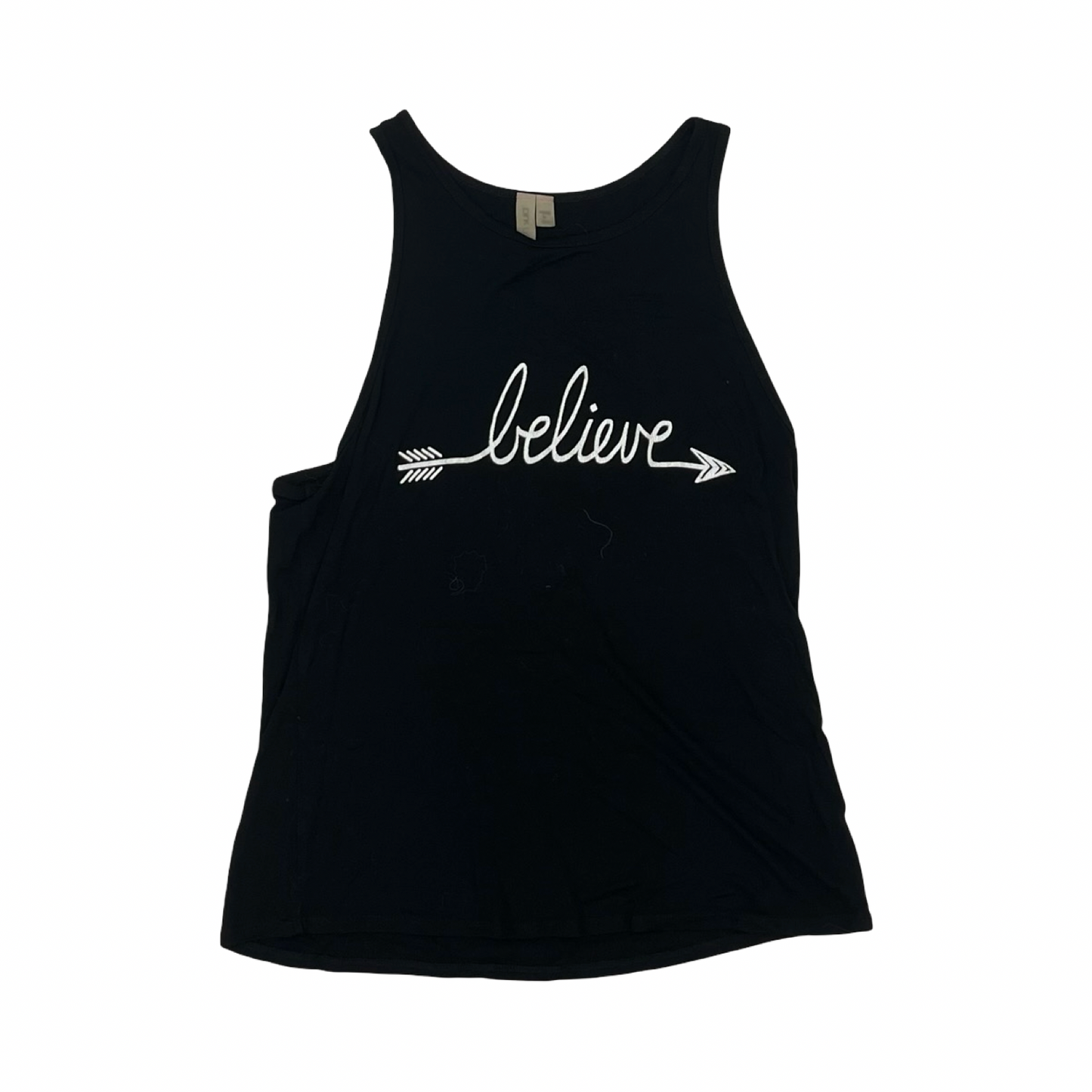 Athletic Tank Top By Clothes Mentor In Black, Size:Xl