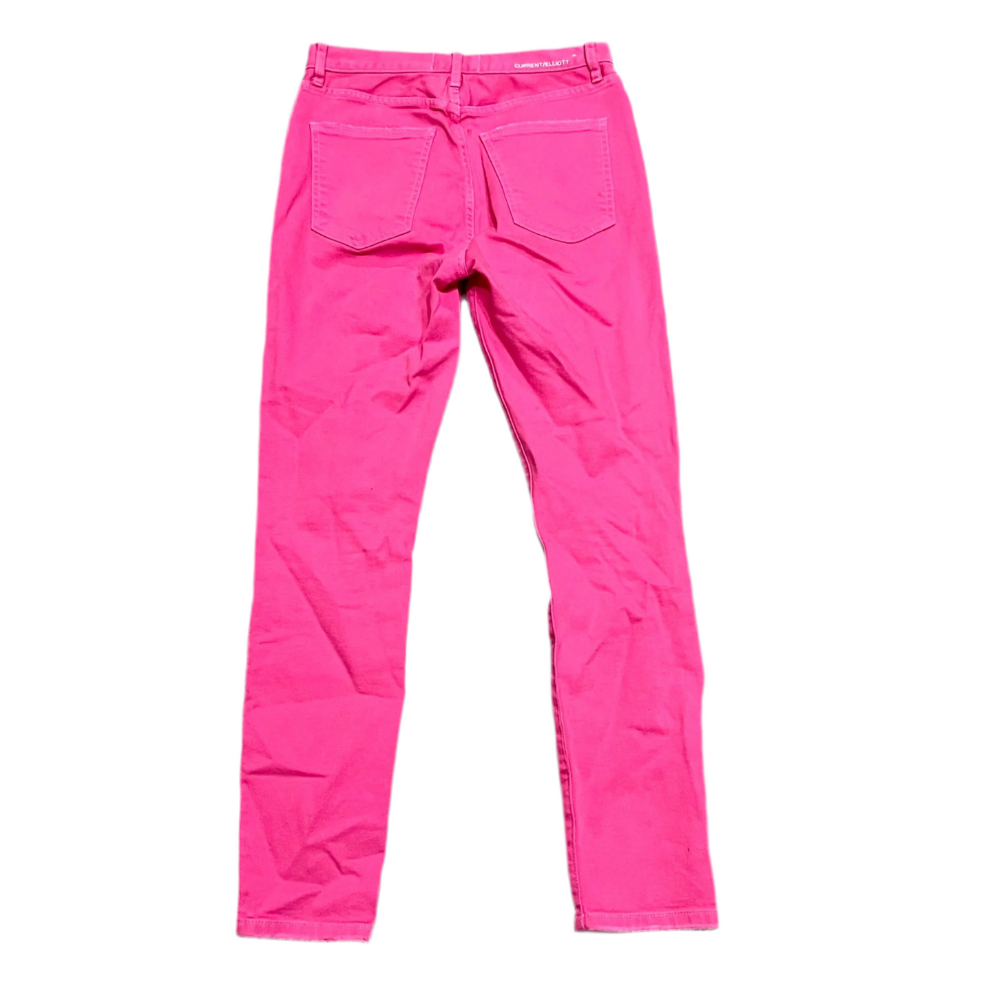 Jeans Skinny By Current Elliott In Pink Denim, Size: 4