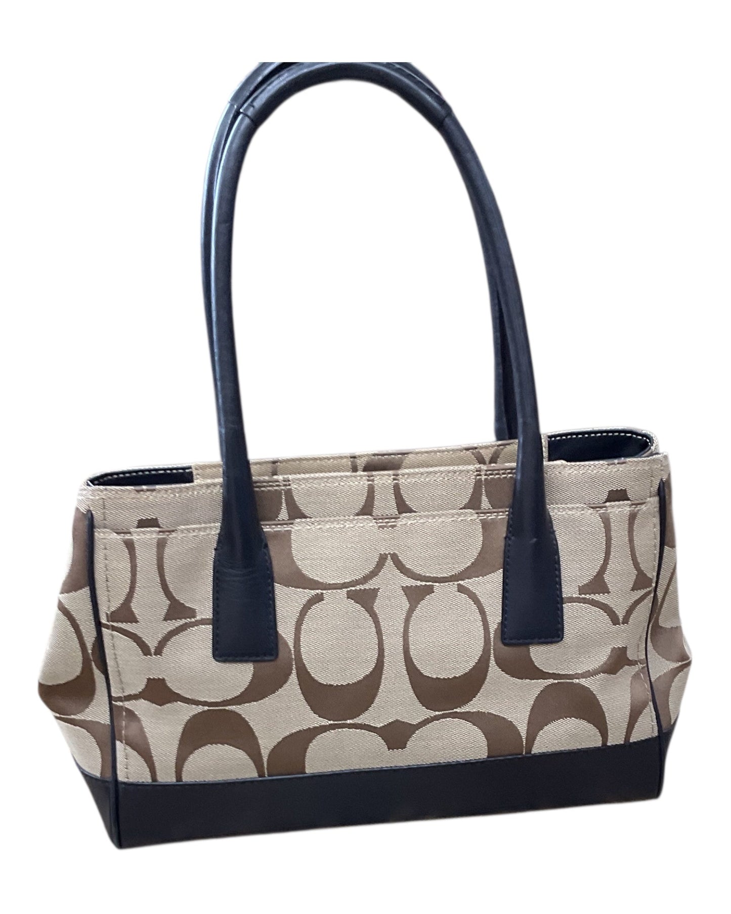 Handbag Designer By Coach In Black, Size:Medium