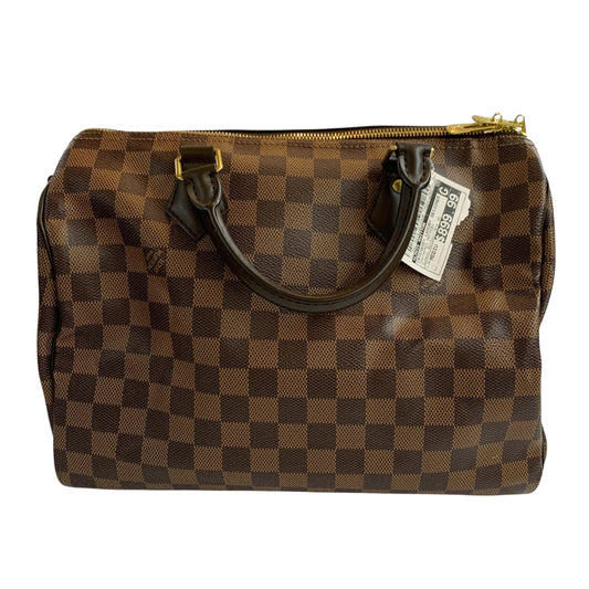 Crossbody Luxury Designer By Louis Vuitton In Checkered Pattern, Size:Medium