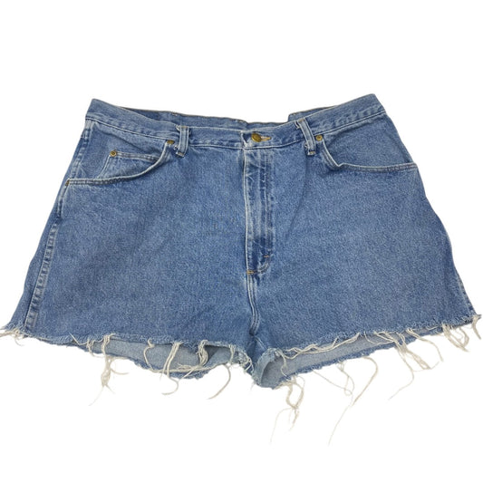 Shorts By Wrangler In Blue Denim, Size:22