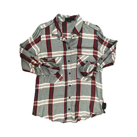 Top Ls By Sanctuary In Plaid Pattern, Size:S