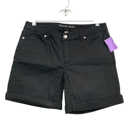 Shorts Designer By Michael Kors In Black, Size:2