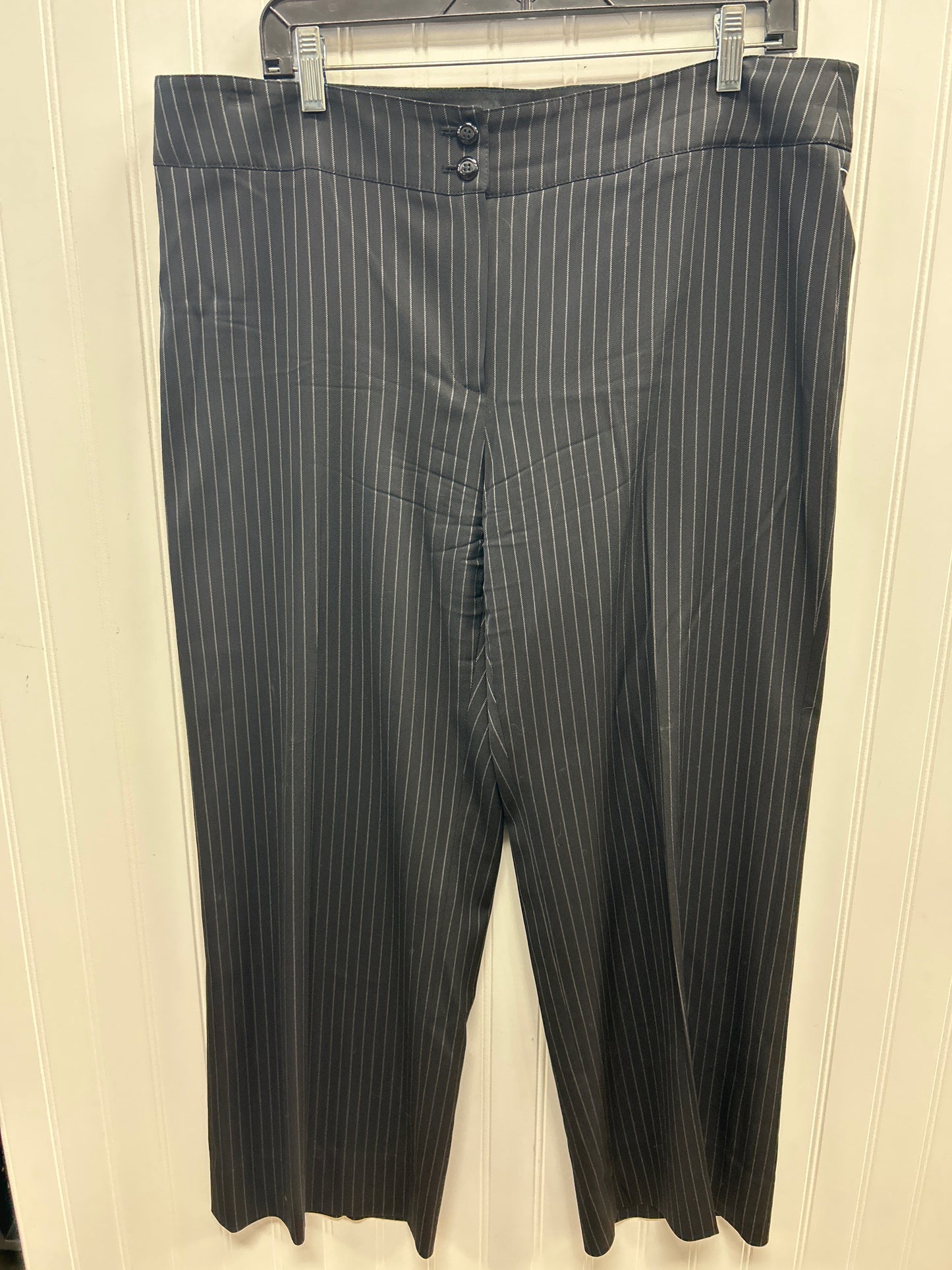 Pants Dress By Armani Collezoni In Black, Size:12