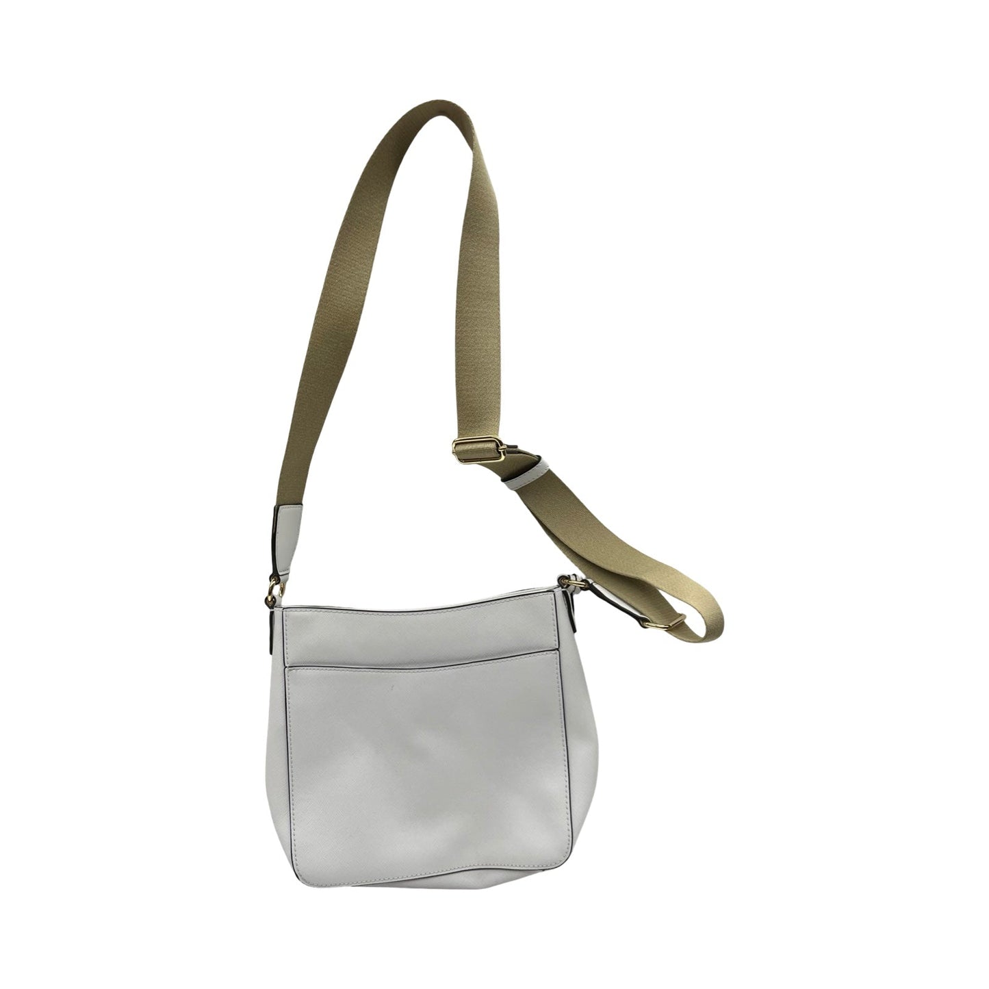 Crossbody Designer By Michael Kors In White, Size:Medium
