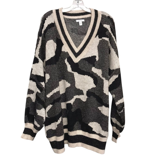 Sweater By Nine West In Black & Cream, Size:3X