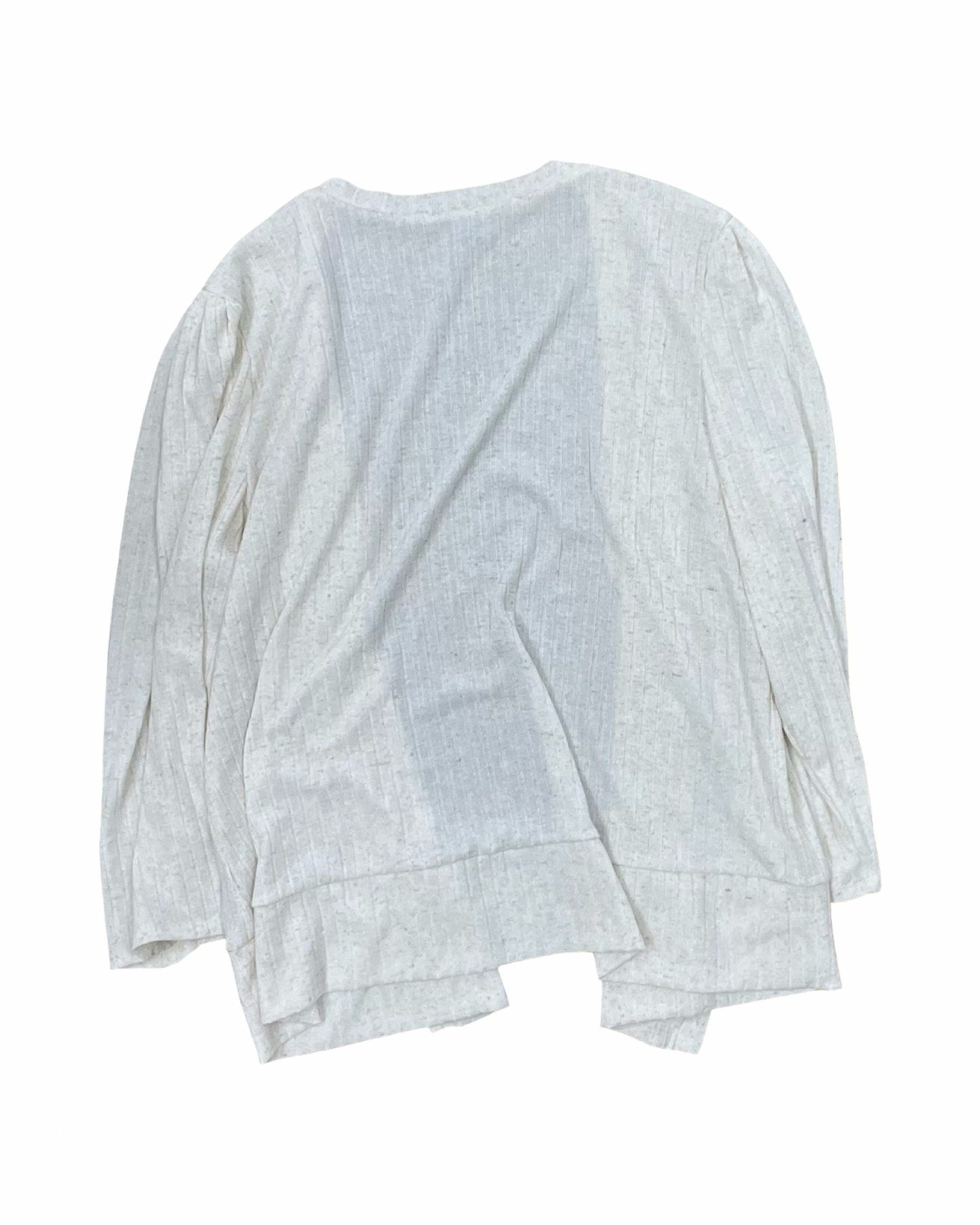 Cardigan By Apt 9 In Cream, Size:Xl