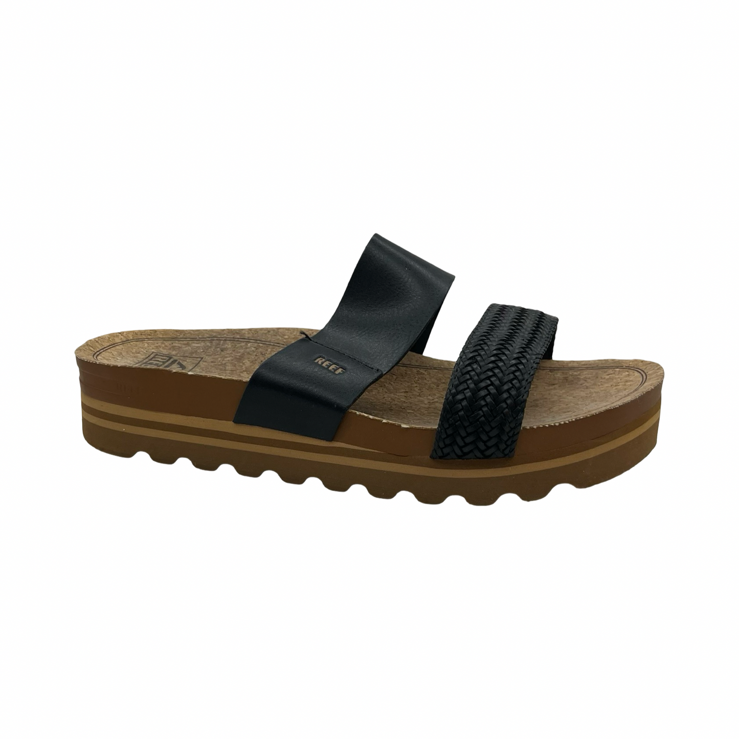 Sandals Flats By Reef In Black, Size:9