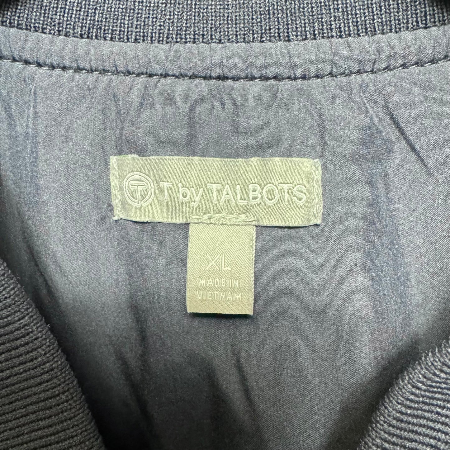 Jacket Puffer & Quilted By Talbots In Navy, Size: Xl