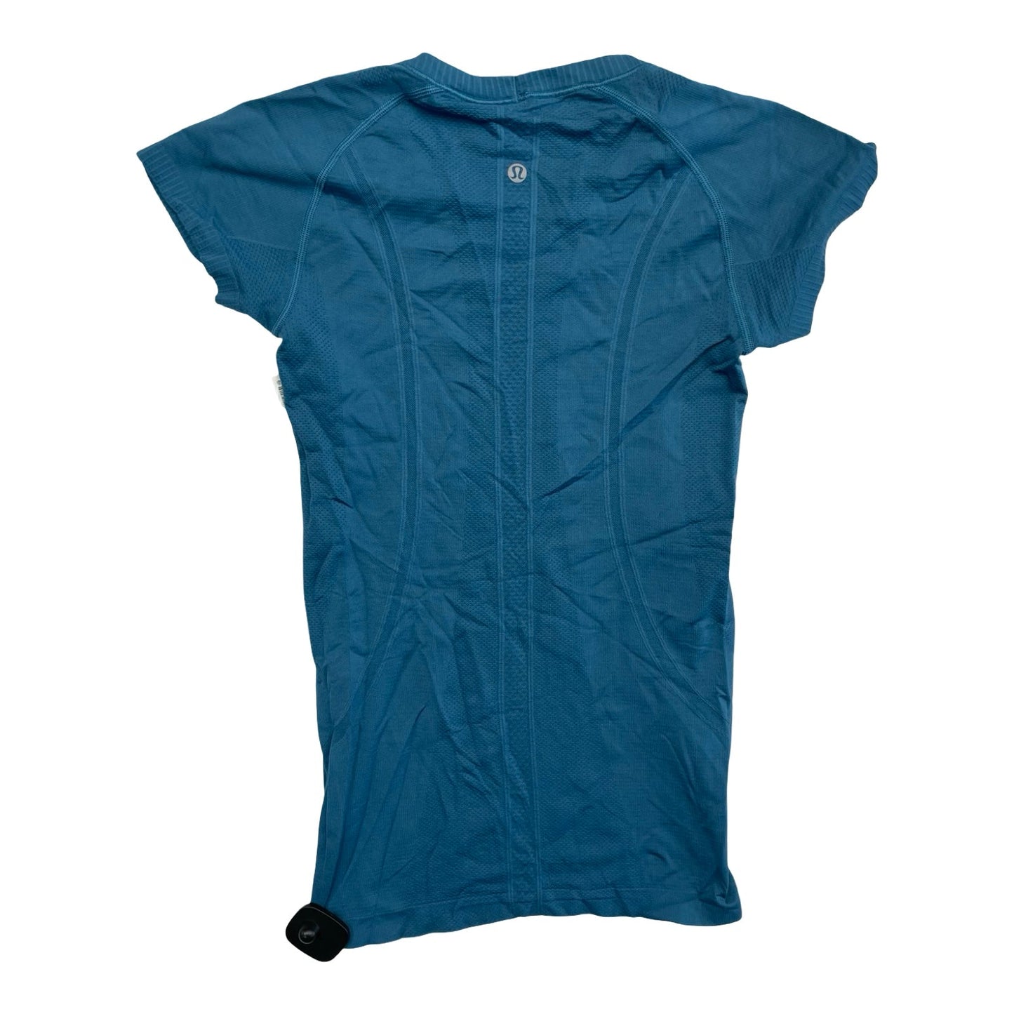 Athletic Top Ss By Lululemon In Blue, Size:4