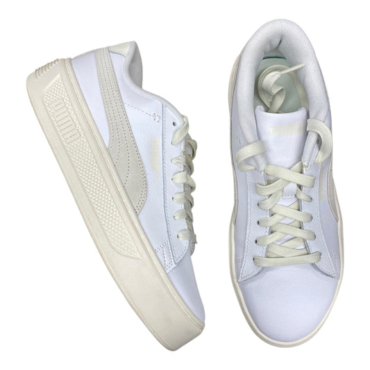 Shoes Sneakers By Puma In Cream, Size:8.5