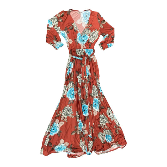 Dress Party Long By Cmc In Floral Print, Size:S