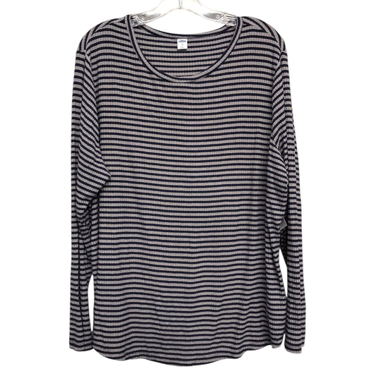 Top Ls By Old Navy In Striped Pattern, Size:1X
