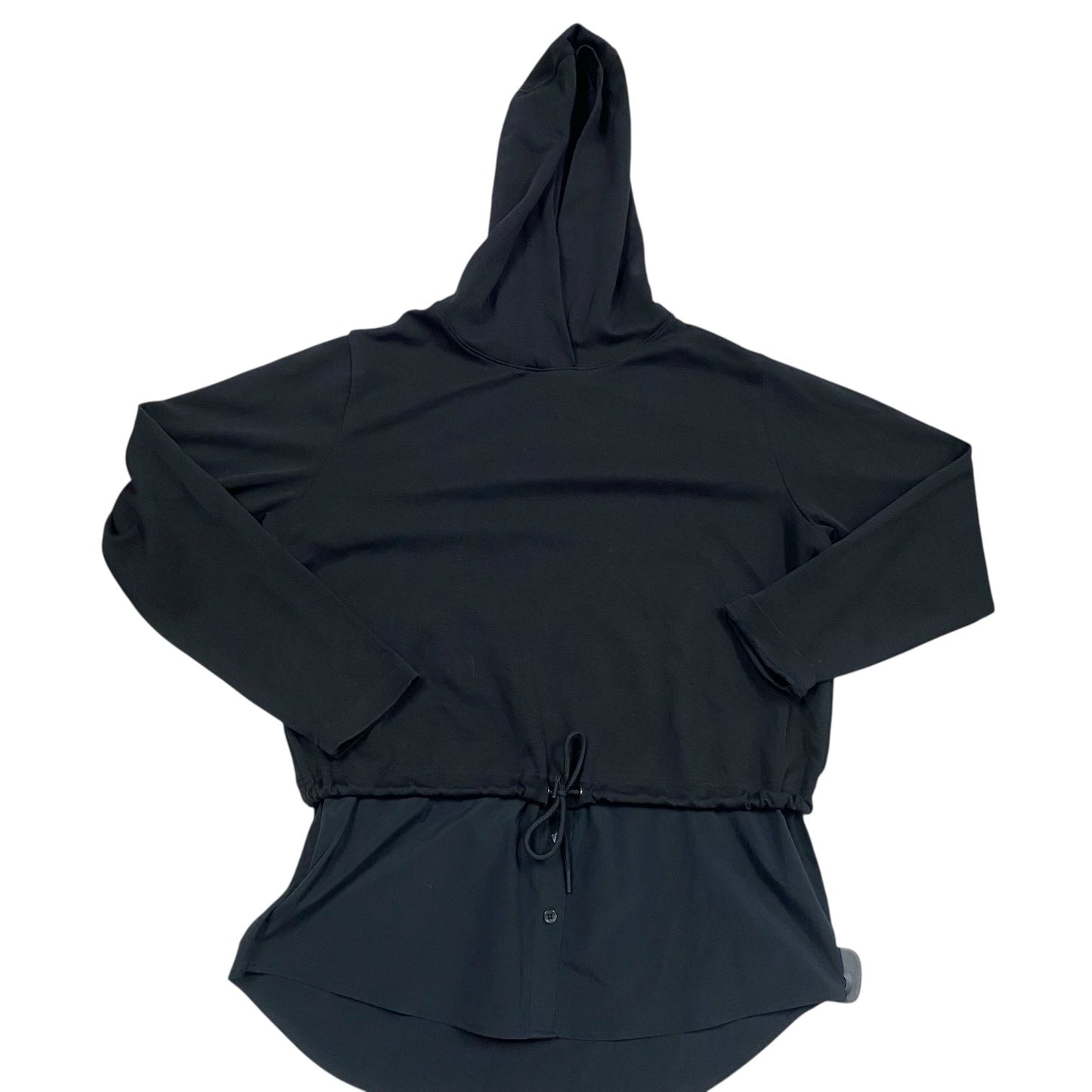 Athletic Sweatshirt Hoodie By Athleta In Black, Size:M