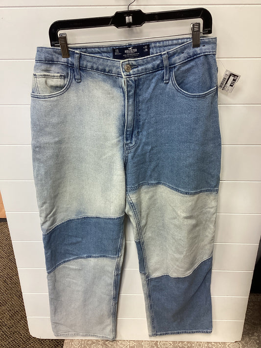 Jeans Boot Cut By Hollister In Blue Denim, Size:8